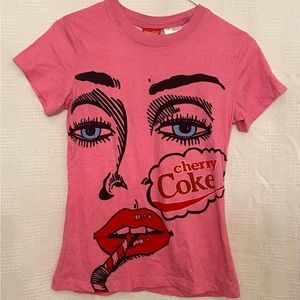 EUC Cherry Coke T-Shirt, size US Small